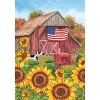 Briarwood Lane Garden Flag 12x18 For Outdoor Sunflower Barn Fall For Fall Garden Flag Flags For Outside - 3 of 4