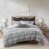 NicBex 3 Pcs Comforter Set Cotton Jacquard Duvet Cover Bedding Set Quilt Set 1 Cover, 2 Pillow Shams, Machine Washable - 3 of 4