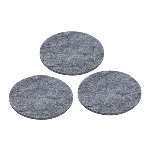 Unique Bargains Adhesive Anti-Slip Felt Floor Pads for Lamp Bases 3 Pcs - 1 of 3