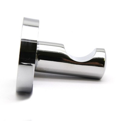 Polished Silver Stainless Steel Wall Mounted Single Robe Hook