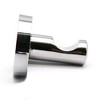Evideco French Home Goods Wall Mount Bath Towel Single Robe Hook Polished Stainless Steal - 3 of 4