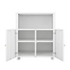 Kumasinova Versatile Home Office Printer Stand with Wheels,Heavy-Duty Metal Printer Cabinet with Open Shelf,360°Lockable Roll File Cabinet - 4 of 4