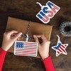 Big Dot of Happiness Stars & Stripes - Memorial Day, 4th of July and Labor Day Patriotic Decorations - Tree Ornaments - Set of 12 - image 3 of 4