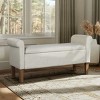 NicBex Ottoman with Storage Bench Storage Organizer Ottoman Upholstered Storage Bench for Entryway Bathroom Bedroom - 4 of 4