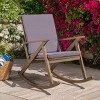 FIONECA Outdoor PE Wicker Rocking Chair with Cushions ¨C Weather-Resistant Patio Chair - 2 of 4