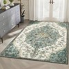 Vintage Printed Carpet, Soft Non Slip Low Pile Foldable Indoor Rug - 3 of 4
