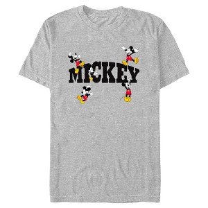 Men's Mickey & Friends Character Name T-Shirt - 1 of 4