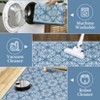 Modern Washable Area Rug for Living Room, Floral Area Rug with Non Slip Backing, Foldable Indoor Low Pile Carpet for Home - 4 of 4