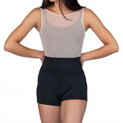 Women's Recycled Polyester Dance Shorts - Body Wrappers