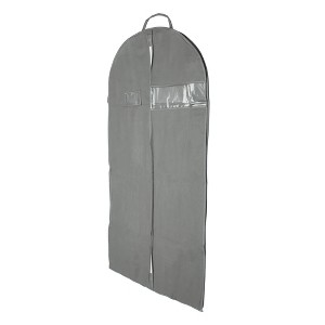 Unique Bargains Dustproof Portable Garment Bag Gray 1 Pc - 1 of 4