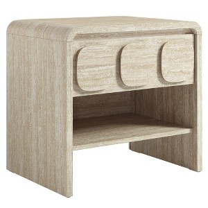 Modway Toscana 1-Drawer Nightstand - Mid-Century Modern Wood Bedside Table with Storage and Sleek Tapered Legs - 1 of 4