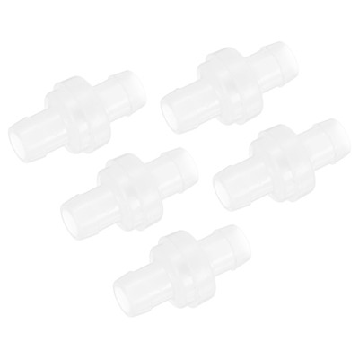 Unique Bargains Plastic Ozone Resistance Durable Multipurpose Use Check Valve Clear