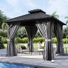 RUMSEM Aluminum Frame Canopy with Double Galvanized Steel Roof - 3 of 4