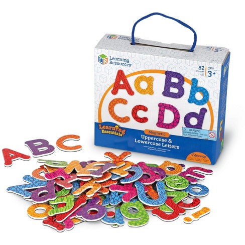 Learning Resources Magnetic Uppercase Lowercase Letters 82 Pieces Ages 3 Toddler Learning Activities Alphabet Learning Toys Target