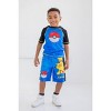 Pokemon UPF 50+ Rash Guard and Swim Trunks Outfit Set Little Kid to Big Kid - 2 of 4