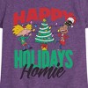 Girls' - Hey Arnold! - Holiday Homies Fitted Short Sleeve Graphic T-Shirt - 2 of 4