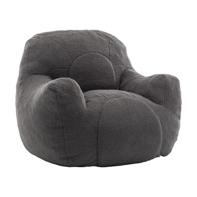Dexmalle Blue Bean Bag Chair with Filler Lazy Sofa