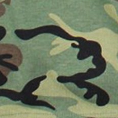 camo - orange ink