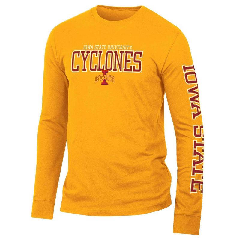 NCAA Iowa State Cyclones Men&#39;s Long Sleeve T-Shirt, 1 of 4