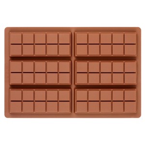 Aoibox Chocolate Bar Mold - Non-Stick Silicone Deep Mold for Dubai Pistachio, Candy, Snacks, Heat Resistant & Easy to Clean - 1 of 4