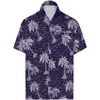 LA LEELA Mens Hawaiian Shirts Short Sleeve Button Down Shirt Men's Casual Shirts Holiday Tropical Beach Party Shirts for Men - 4 of 4