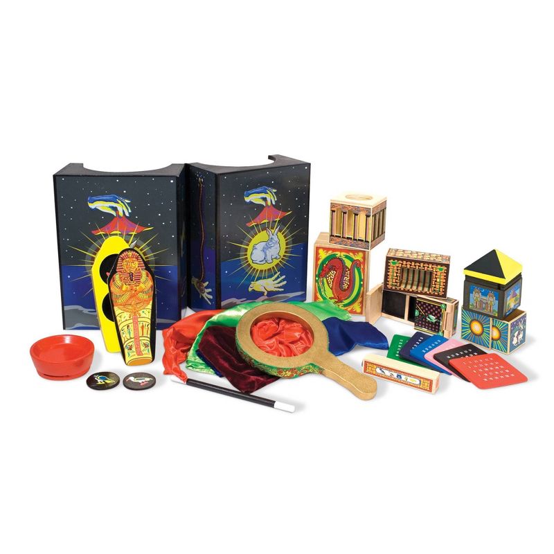 Melissa &#38; Doug Deluxe Solid-Wood Magic Set With 10 Classic Tricks, 1 of 12