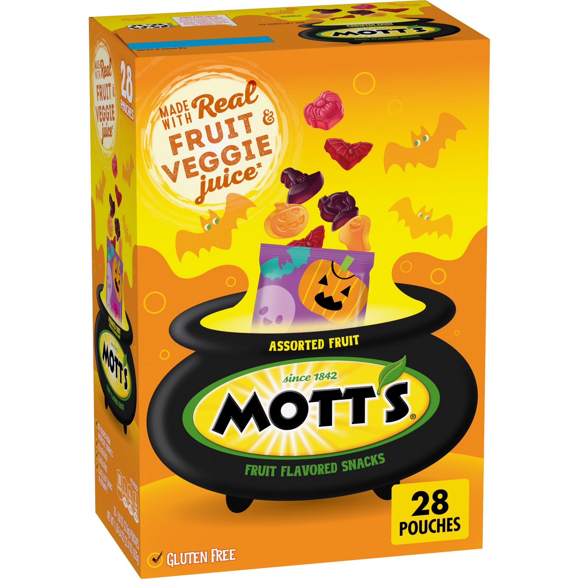 Mott's Halloween Shapes Fruit Snacks - 22.4oz/28ct