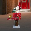 Northlight LED Lighted Peanuts Snoopy on Mailbox Outdoor Christmas Decoration - 32" - Clear Lights - 2 of 4