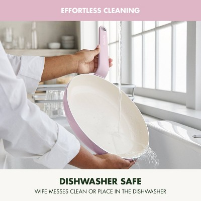 GreenPan Rio Advanced 2pc (10 and 12) Ceramic Nonstick Fry Pan Set Pink