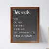 Emma and Oliver Framed Decorative Wall Hanging Chalkboard with Magnetic Surface and Eraser for Weddings, Parties, Showers and More - 2 of 4
