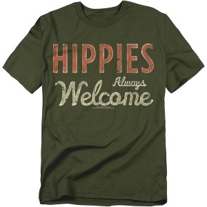 Men's Woodstock Hippies Welcome T-Shirt - 1 of 4
