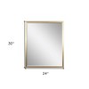 HomeRoots 30" Gold Accent Mirror - 3 of 4