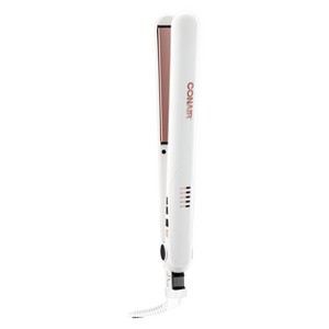 Conair Double Ceramic Flat Iron - White - 1" - 1 of 4