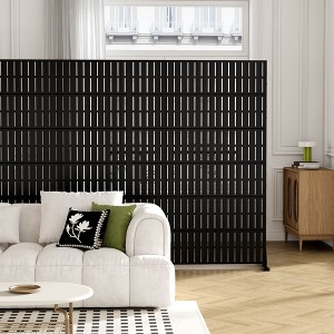 Black Galvanized Steel Fence Screen 183*120*41cm - 1 of 4