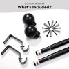 Deconovo Adjustable Single Curtain Rod with Ball Finials - 4 of 4