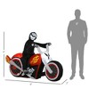 Halloween Inflatables Outdoor Decorations Grim Ghost Biker, Blow Up LED Yard Decor for Garden, Lawn, Party, Holiday, Waterproof - 3 of 4