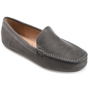 Journee Collection Womens Halsey Comfort Insole Slip On Round Toe Loafer Flats - 1 of 4