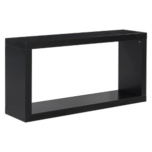 TiramisuBest Modern Minimalist Entrance Table,Square Design Entryway Console, Easy Assembly for Foyer, Hallway, Living Room, Natural - 1 of 4