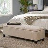 CAVINAS  Storage Ottoman Bench for Bedroom,51.25" Storage Bench with Soft-Close Lid,Rectangle Ottoman for Living Room,Entryway - 2 of 4