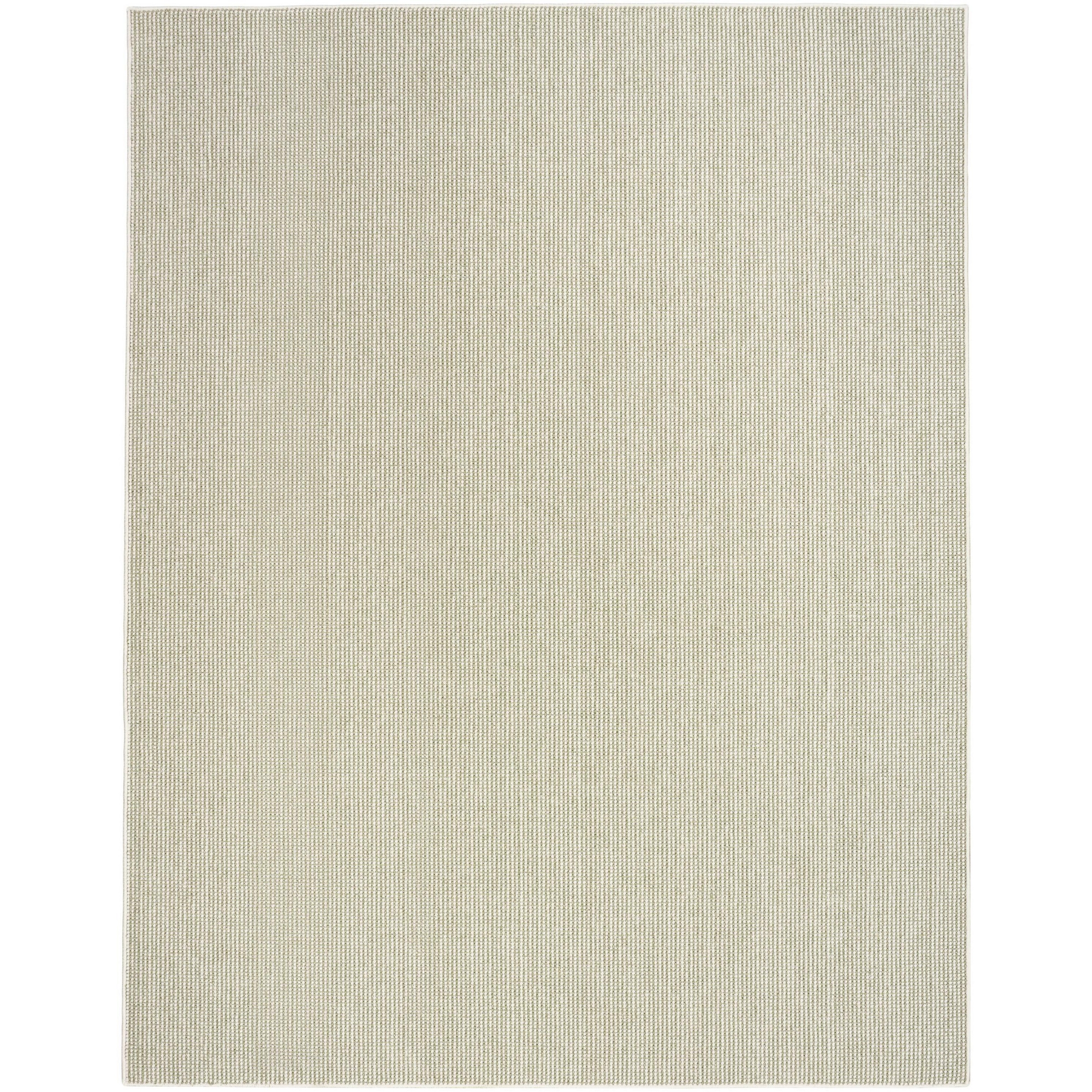 Nourison Textured Home 5'3" x 7' Ivory Green Farmhouse Indoor Area Rug
