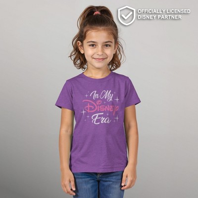Disney Girl's Disney In My Disney Era T-Shirt - Purple Berry - Large — фото 2