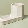 Stoneware Sink Caddy Sour Cream - Hearth & Hand™ with Magnolia - 4 of 4