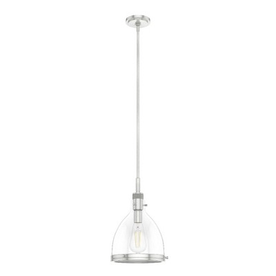 Hunter Fans Van Nuys 1 - Light Pendant in  Brushed Nickel