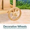 Sunnydaze Country Market Flower Cart Display Stand - 49.25” H - 4 of 4