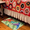 Jellybean Morning Song Birds Doormat – Colorful Indoor/Outdoor Accent Mat with Cheerful Birds & Floral Design, Durable & Washable 20" X 30" - 2 of 3