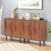 MAYEERTY Modern Sideboard Buffet, 59" Wood Storage Cabinet with Doors - 2 of 4