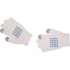 Hello Kitty's Cinnamoroll Cuff 3D Beanie and Glove Set for Kids, Jacquard knit with Embroidered Appliques, White - 2 of 2