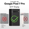 Vena vCommute for Google Pixel 7 Pro Wallet Case, Leather Flip Cover with Card Slot and Kickstand - Black - 3 of 4