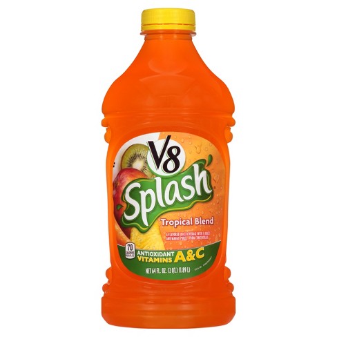 V8 Splash Tropical Blend Juice - 64 Fl Oz Bottle : Target