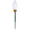 Northlight LED Lighted C9 Style Christmas Pathway Lawn Stakes - 8'- Clear - 5ct - 4 of 4